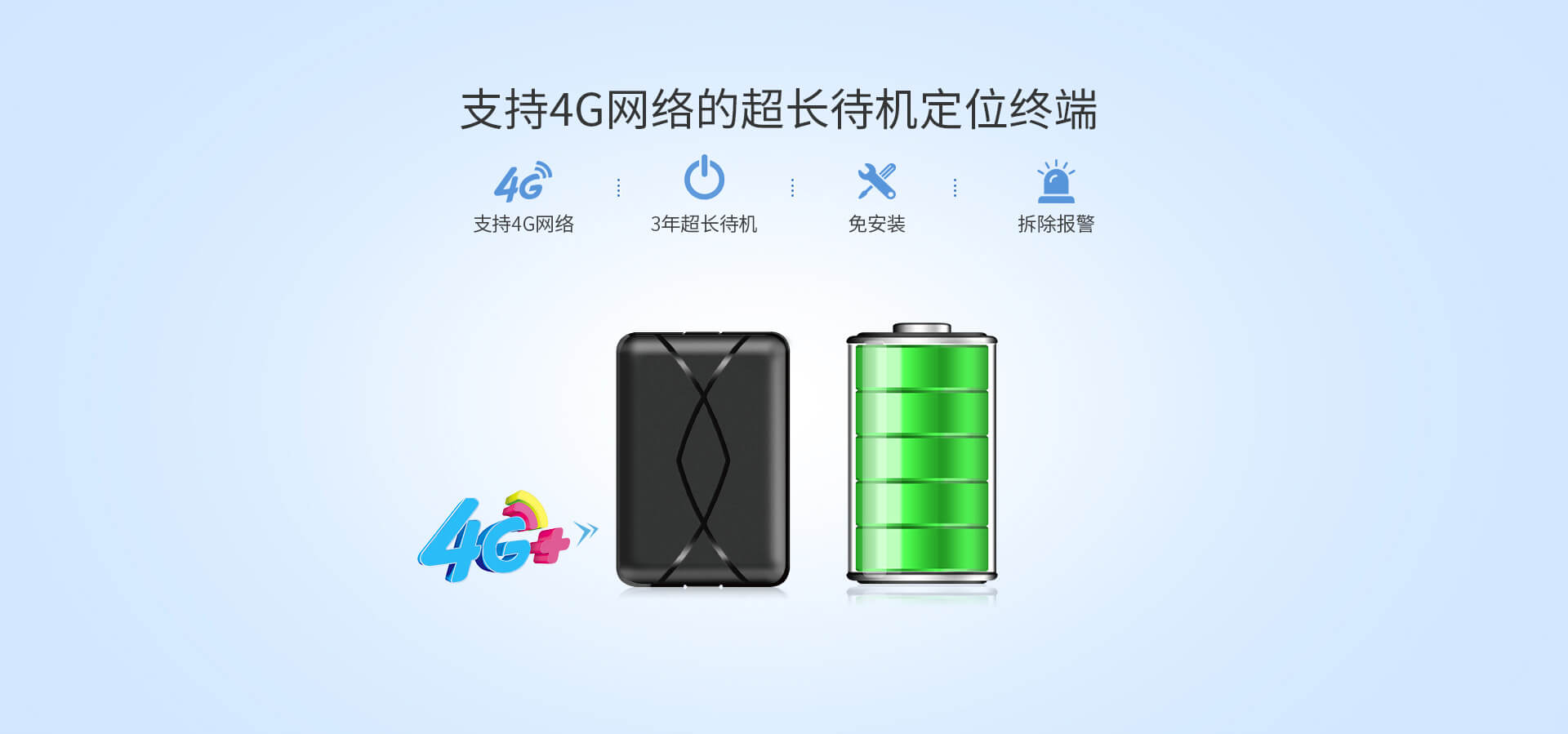无线超长待机车载定位终端